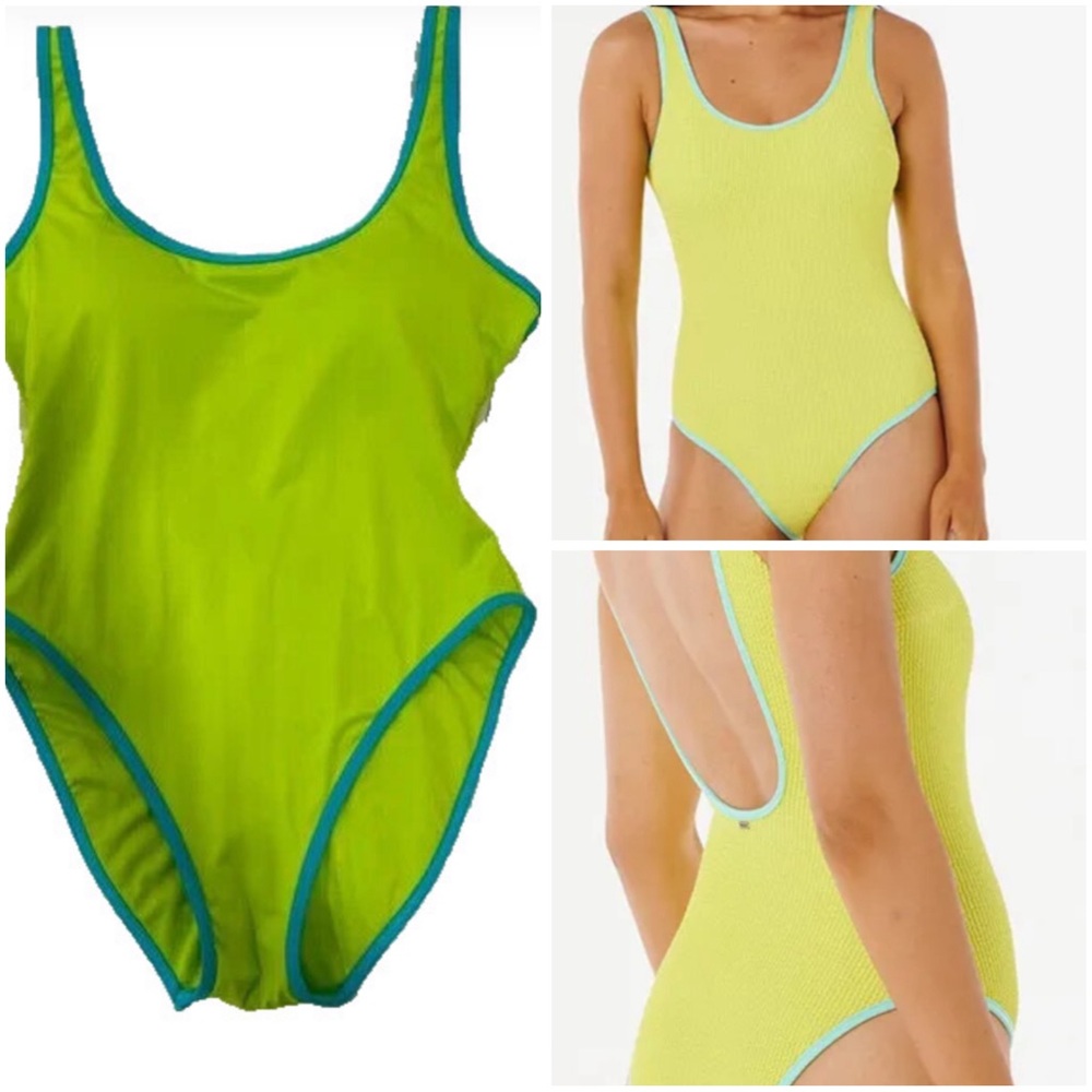 NEW Michael kors Swim one piece size 8 green/blue